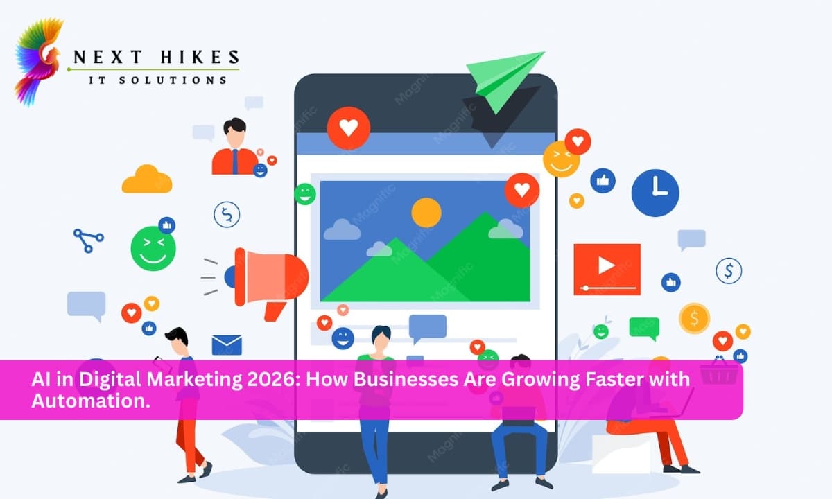 AI in Digital Marketing 2026: How Businesses Are Growing Faster accompanying Automation.